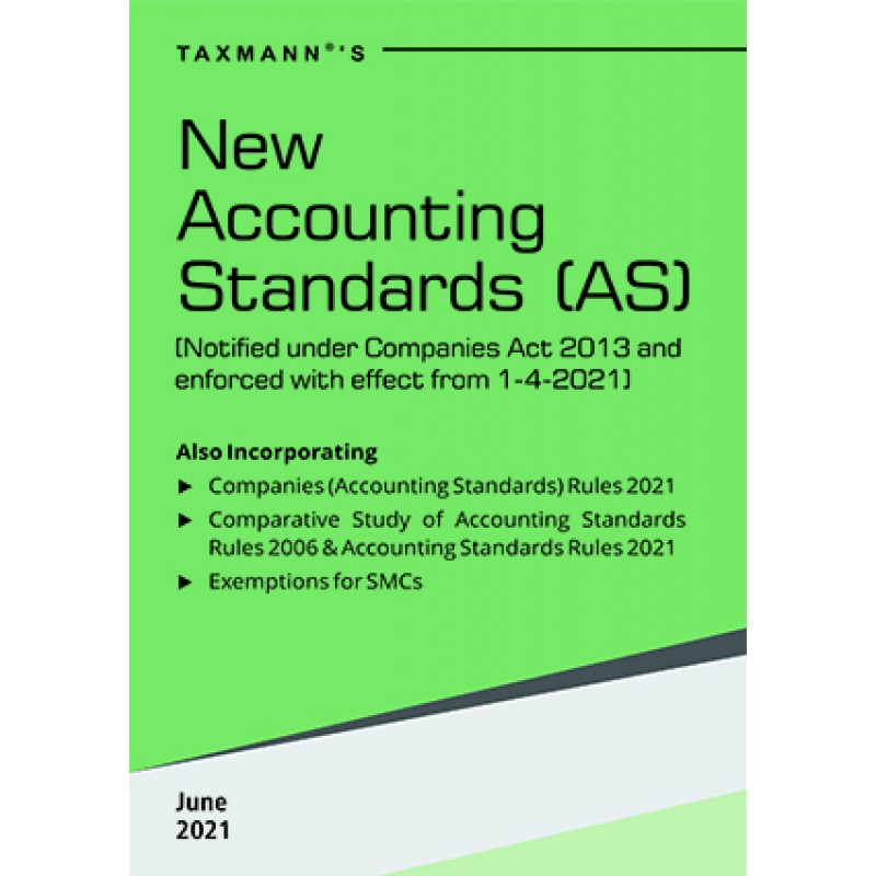 Taxmann's New Accounting Standards [AS] 2021